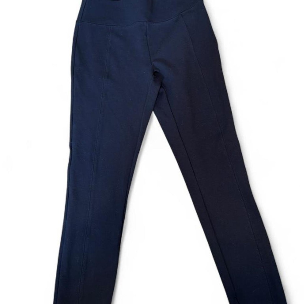 Thick #vineyardvines Navy blue leggings with high waist work wear Size small.